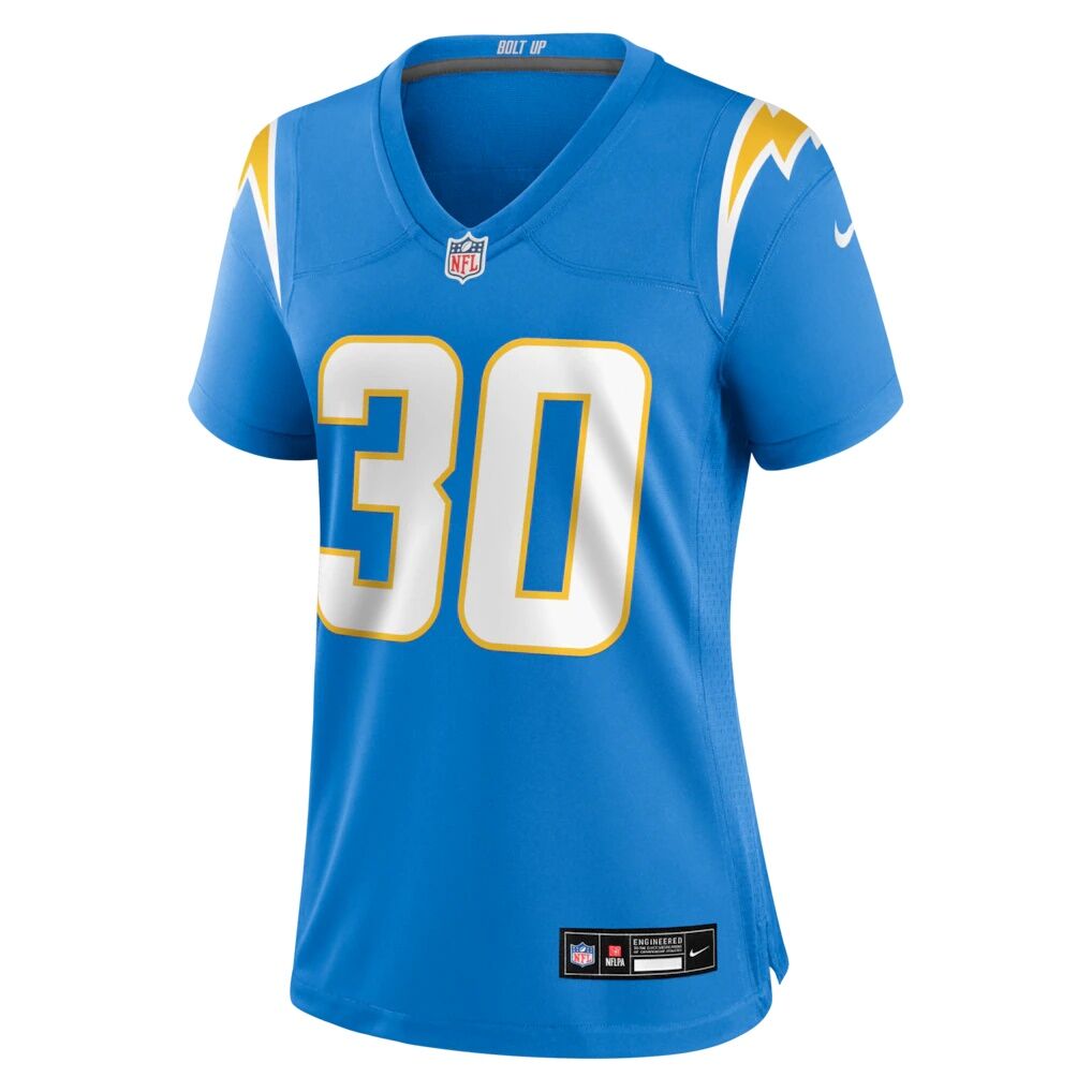 Alec Ingold Los Angeles Chargers Nike Women's Team Game Jersey -  Powder Blue
