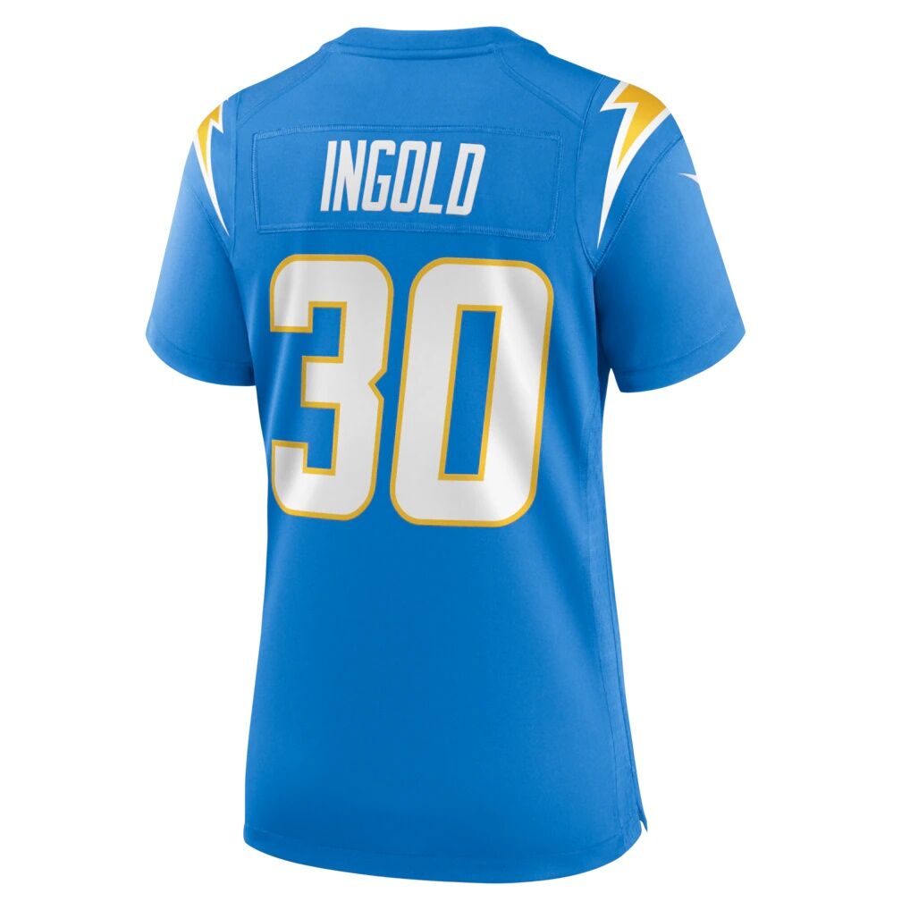 Alec Ingold Los Angeles Chargers Nike Women's Team Game Jersey -  Powder Blue