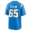 Logan Taylor Los Angeles Chargers Nike Team Game Jersey - - Alt2