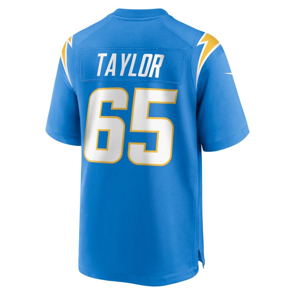 Logan Taylor Los Angeles Chargers Nike Team Game Jersey - Powder Blue