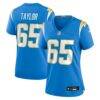 Logan Taylor Los Angeles Chargers Nike Women's Team Game Jersey - - Front View
