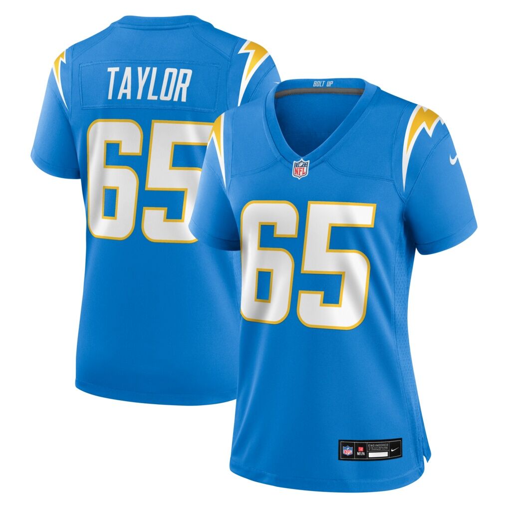 Logan Taylor Los Angeles Chargers Nike Women's Team Game Jersey -  Powder Blue