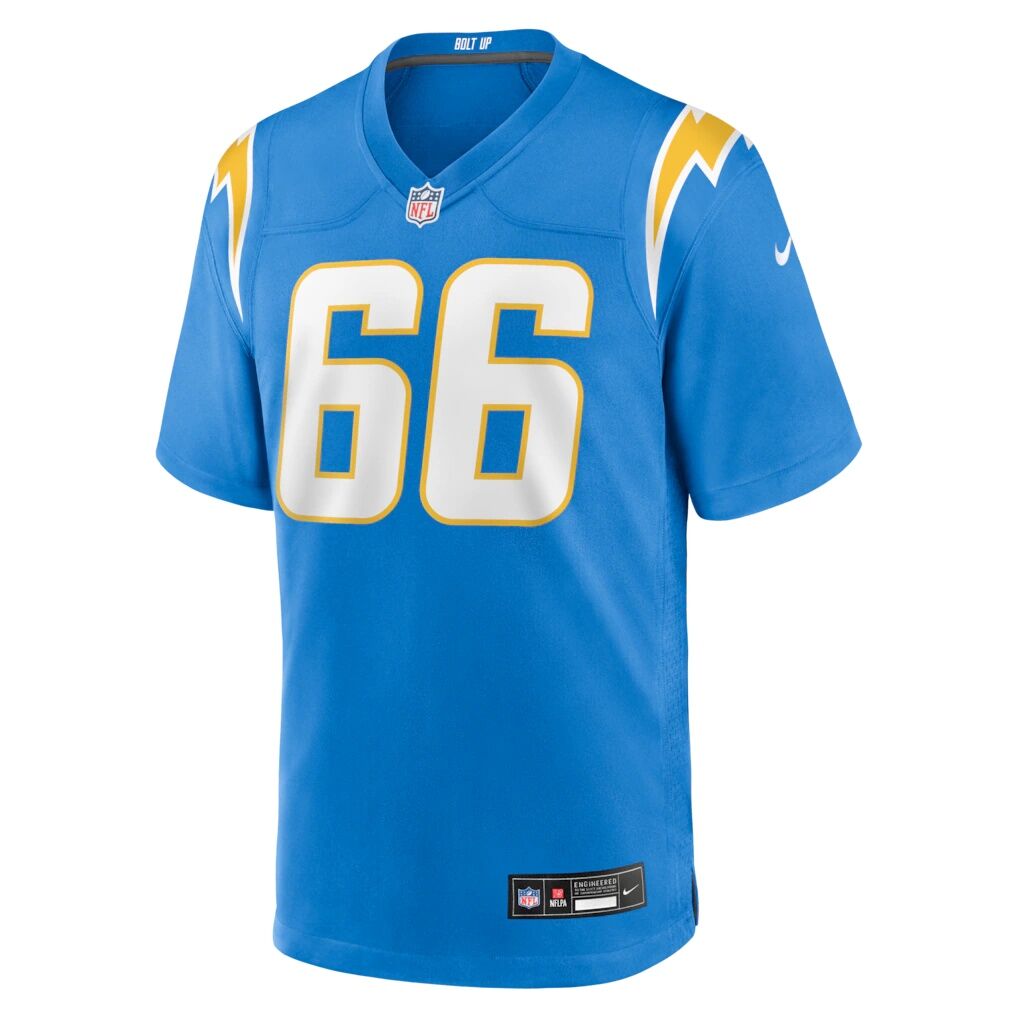Jake Slaughter Los Angeles Chargers Nike Team Game Jersey - Powder Blue