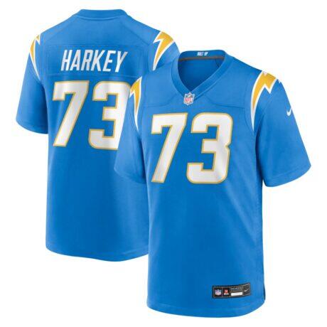 Alex Harkey Los Angeles Chargers Nike Team Game Jersey - - Front View