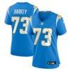 Alex Harkey Los Angeles Chargers Nike Women's Team Game Jersey - - Front View