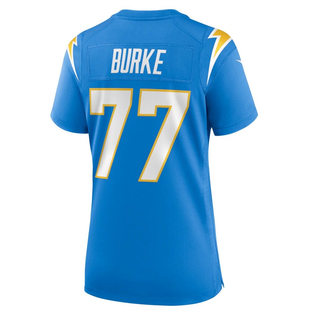 Travis Burke Los Angeles Chargers Nike Women's Team Game Jersey -  Powder Blue