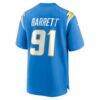 Nick Barrett Los Angeles Chargers Nike Team Game Jersey - - Alt2