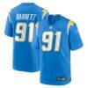 Nick Barrett Los Angeles Chargers Nike Team Game Jersey - - Front View