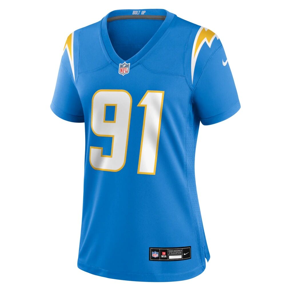 Nick Barrett Los Angeles Chargers Nike Women's Team Game Jersey -  Powder Blue