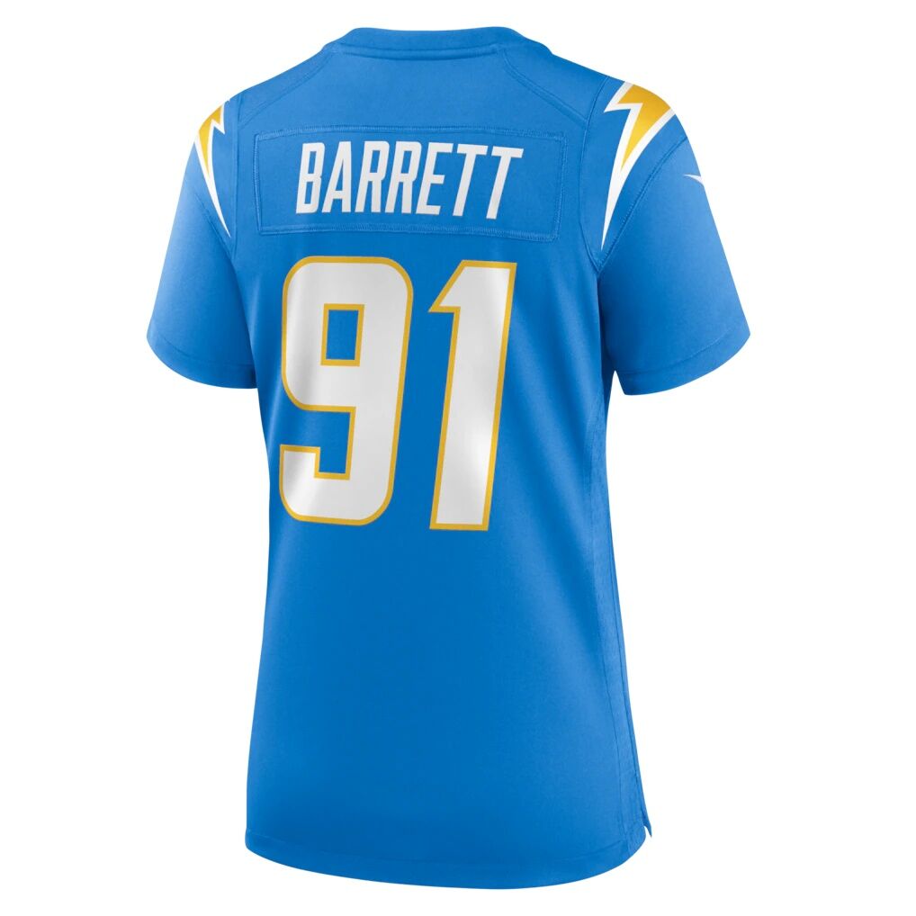 Nick Barrett Los Angeles Chargers Nike Women's Team Game Jersey -  Powder Blue