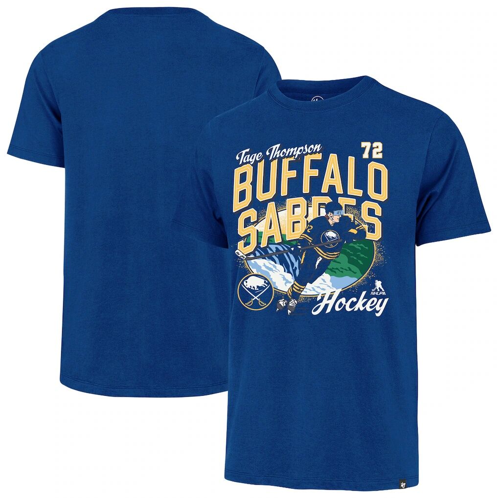 Tage Thompson Buffalo Sabres '47 City Name & Number T-Shirt - Royal