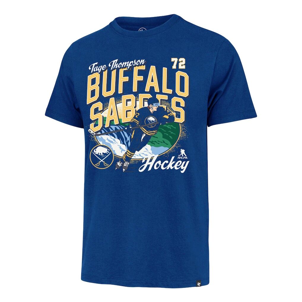 Tage Thompson Buffalo Sabres '47 City Name & Number T-Shirt - Royal