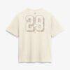 Nathan MacKinnon Colorado Avalanche Women's Cream Fashion Name & Number T-Shirt - - Detail View