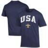New Orleans Saints Champion Americana T-Shirt - Navy - Front View