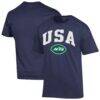 New York Jets Champion Americana T-Shirt - Navy - Front View