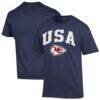 Kansas City Chiefs Champion Americana T-Shirt - Navy - Front View