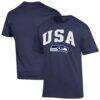Seattle Seahawks Champion Americana T-Shirt - Navy - Front View