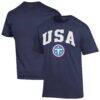 Tennessee Titans Champion Americana T-Shirt - Navy - Front View