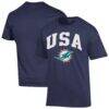 Miami Dolphins Champion Americana T-Shirt - Navy - Front View