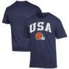 Cleveland Browns Champion Americana T-Shirt - Navy - Front View