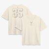 Azzi Fudd Dallas Wings Women's Fashion Name & Number T-Shirt - Cream - Front View