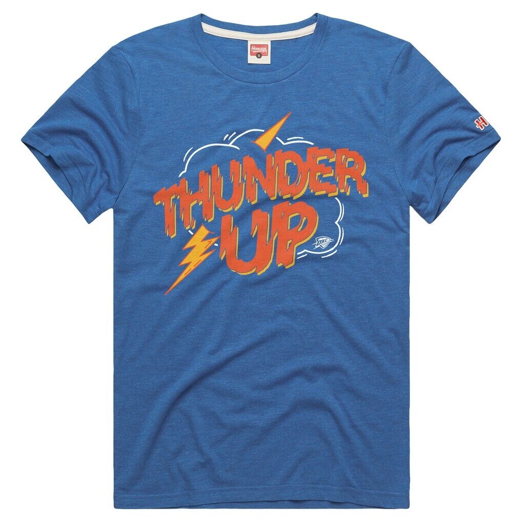 Oklahoma City Thunder Homage Unisex Thunder Up Tri-Blend T-Shirt