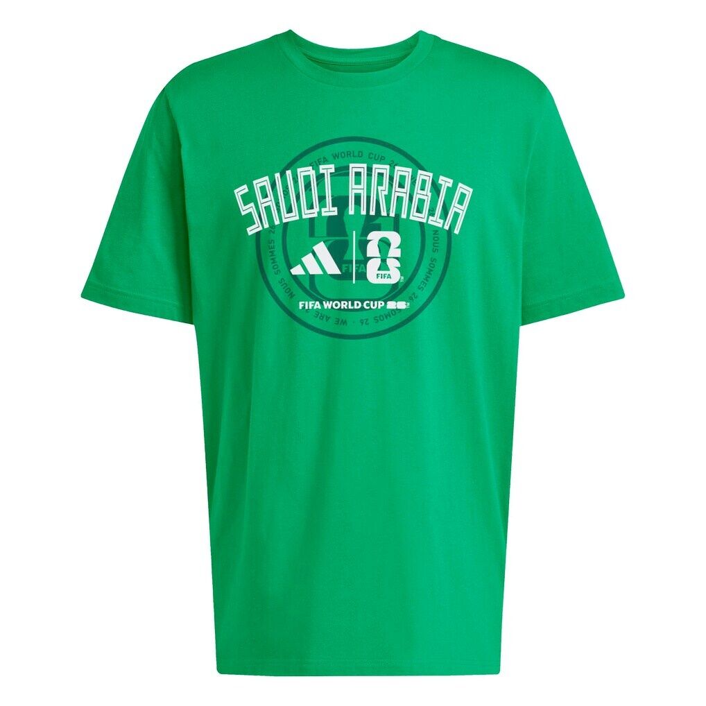 Saudi Arabia National Team adidas 2026 FIFA World Cup Qualifier T-Shirt