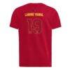 Lamine Yamal Spain National Team adidas Youth Name & Number T-Shirt - Red - Detail View