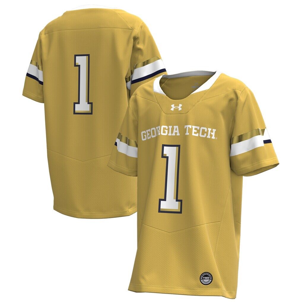 #1 Georgia Tech Yellow Jackets Under Armour Youth Replica Football Jersey