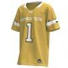 #1 Georgia Tech Yellow Jackets Under Armour Youth Replica Football Jersey - Gold - Side View