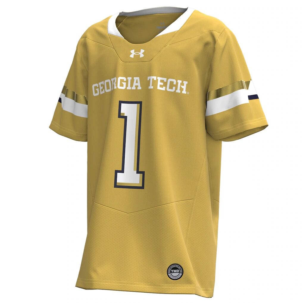 #1 Georgia Tech Yellow Jackets Under Armour Youth Replica Football Jersey