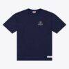 Los Angeles Angels Mitchell & Ness Core Essentials T-Shirt - Navy - Front View