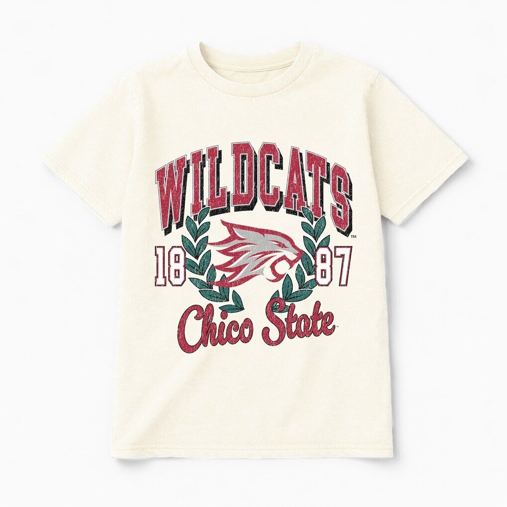 Cal State Chico Wildcats Gameday Couture Women's Raised on Victory T-Shirt - Natural