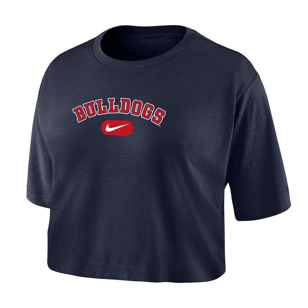Gonzaga Bulldogs Nike Women's Dri-FIT Cropped T-Shirt