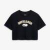 Colorado Buffaloes Nike Women's Dri-FIT Cropped T-Shirt - Black - Front View