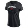Arkansas Razorbacks Nike Women's Primary T-Shirt - Black - Side View