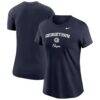 Georgetown Hoyas Nike Women's Primary T-Shirt - Navy - Front View