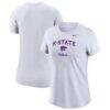 Kansas State Wildcats Nike Women's Primary T-Shirt - White - Front View