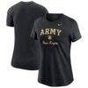 Army Black Knights Nike Women's Primary T-Shirt - Black - Front View