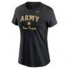 Army Black Knights Nike Women's Primary T-Shirt - Black - Side View