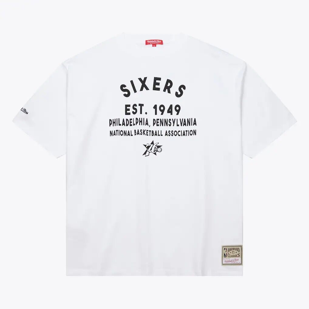 Philadelphia 76ers Mitchell & Ness Women's Boyfriend T-Shirt