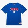 Philadelphia 76ers Mitchell & Ness Legendary Slub T-Shirt - - Front View