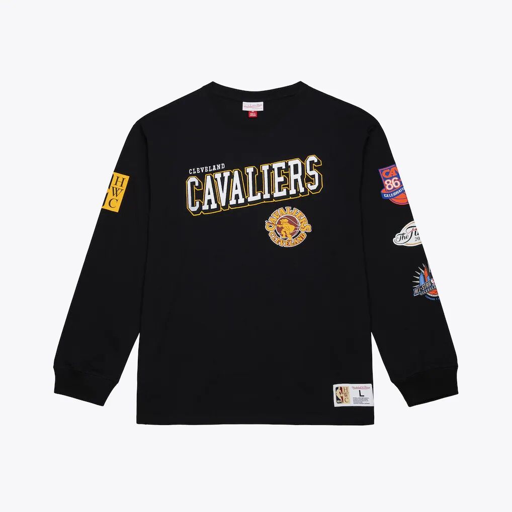 Cleveland Cavaliers Mitchell & Ness Training Camp Long-Sleeve T-Shirt