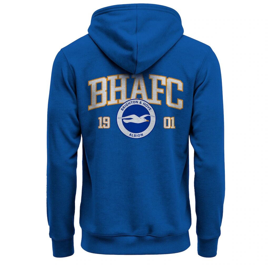 Brighton and Hove Albion 1863FC Athletic Wordmark Hoodie - Royal