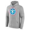 Tennessee Titans Team Authentic Personalized Name & Number Hoodie - Gray - Side View