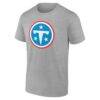 Tennessee Titans Team Authentic Personalized Name & Number T-Shirt - Gray - Side View