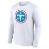 Tennessee Titans Team Authentic Personalized Name & Number Long Sleeve T-Shirt - White - Side View
