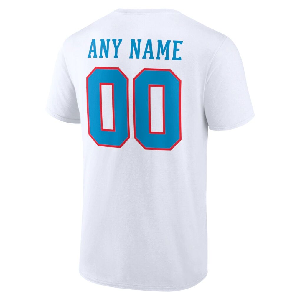 Tennessee Titans  Team Authentic Personalized Name & Number T-Shirt