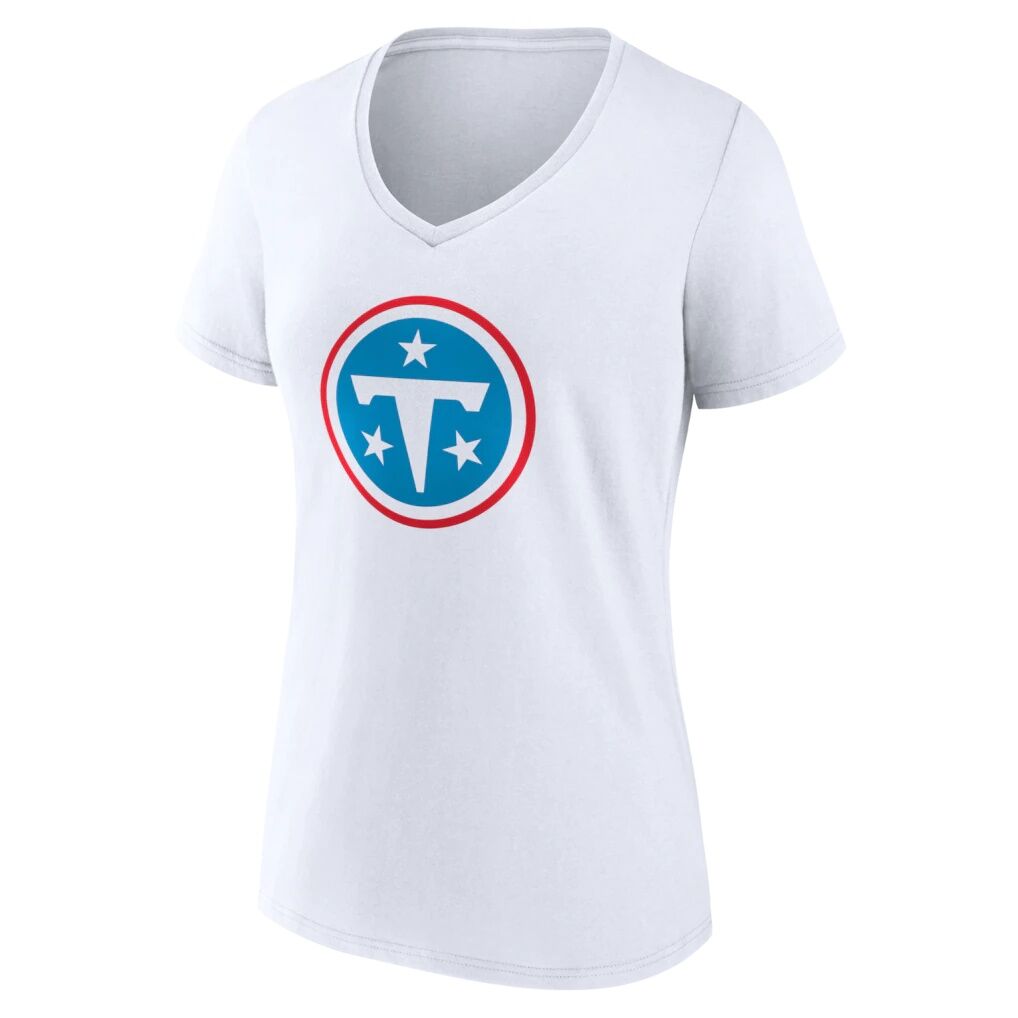Tennessee Titans Women's Team Authentic Personalized Name & Number V-Neck T-Shirt