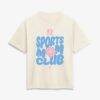 Anaheim Ducks Women's Sports Mom Club T-Shirt - Cream - Front View